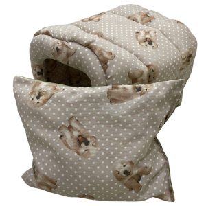 Cuccia Lettino Morbida Per Cani 45x40x35 Cm Chiusa Con Cuscino Estraibile