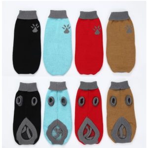 Vestito Maglione Maglioncino Per Cani Gatti Animali Domestici In Tinta Unita