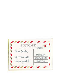 Bloc notes Xmas letter small