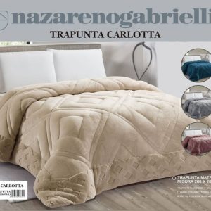 Trapunta Piumone Invernale Nazareno Gabrielli Carlotta Matrimoniale In Flannel
